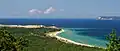 Sleeping Bear Point and South Manitou Island (background) from Alligator Hill