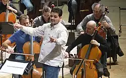 Giancarlo Castro D'Addona at the Radio France Theatre