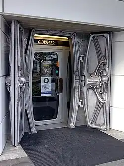 Entrance to Giger Bar in Chur