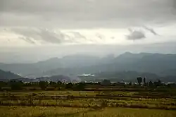 The city of Talesh with Talysh Mountains