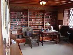 Library, interior of the castle