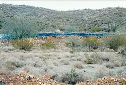 Location where the town of Gillett once stood.