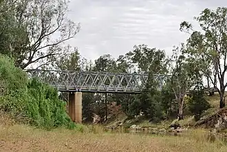 Bridge over the Macquarie River at Gin Gin