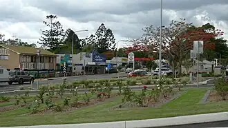 Bruce Highway passing through Gin Gin