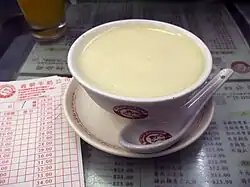 The Macau ginger milk curd resembles this Hong Kong ginger milk curd.