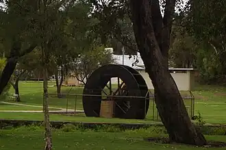 Water Wheel in Gingin park, from the original flour mill in Gingin