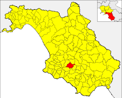 Gioi within the Province of Salerno