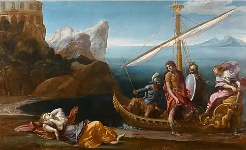 Rinaldo's farewell to Armida, 1614, oil on canvas, Kunsthaus Zürich