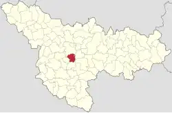 Location in Timiș County