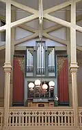 Organ in the back balcony