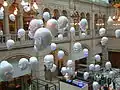Image 19Floating Heads by Sophie Cave (2006), installed in the East Court of the Kelvingrove Art Gallery and Museum, Glasgow
