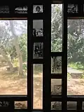 Unusual windows in the Lummis living room.