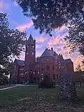 Glatfelter Hall at sunset