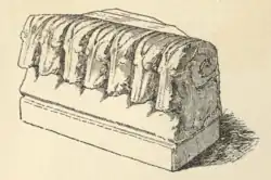 Goats ornamental feature illustrated in Southern Arabia.