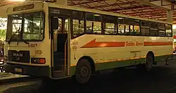 White livery that replaced the orange and yellow paintwork