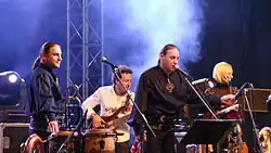 From left to right: Łukasz Golec, Robert Szewczuga, Paweł Golec, Edyta Golec.