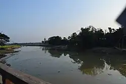 Goneshwari River at Kalmakanda Upazila