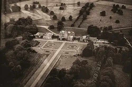 Gordon Castle from the air