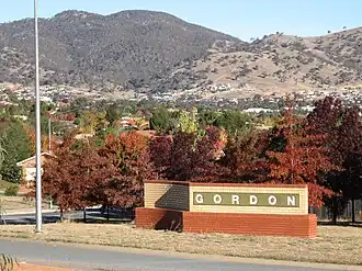 View across Gordon towards Mount Rob Roy