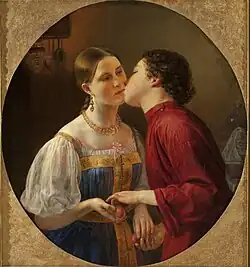 Easter Kisses, 1850; Russian Museum, St. Petersburg[7]