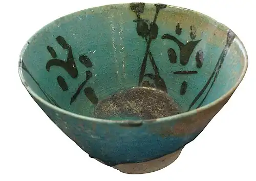 Ceramic, Gorgan, 13th century.