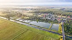 Aerial view of Gorzeń