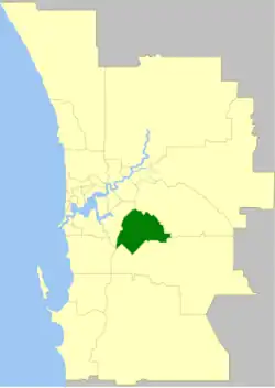 The City of Gosnells within the Perth Metropolitan Area