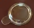 Glass Grab-it lid, 5+1⁄2 inches (140&nbsp;mm) in diameter (not counting handle)