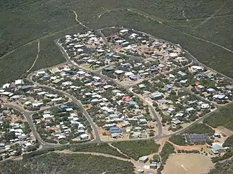 Aerial shot of Gracetown