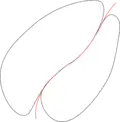 Grain boundary crack
