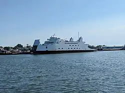 MV Grand Republic docked in Bridgeport, September 2025