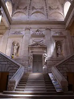 Central staircase of the Théâtre&nbsp;de&nbsp;Bordeaux