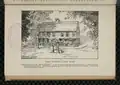 Sketch of the "Witch House" c. 1840 by Nathaniel Hawthorne[b]