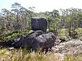 Granite boulders on Surveyors Creek