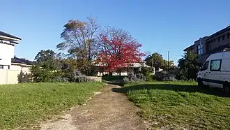 The historical Grasmere homestead on Spinaway Crescent that dates to the late nineteenth century.