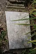 Close-up Gravestone of Ahmad Ibrahim