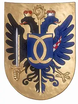 Coat of arms of Konrad Glušič.