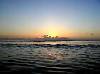 Sunrise over Great Keppel Island