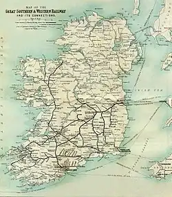 1902 GSWR network map