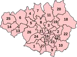 Parliamentary constituencies in Greater Manchester (2024–present)