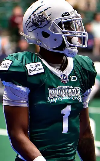 Green Bay Blizzard uniforms