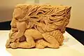 A Green Man with the body of a faun: Green Mason by Australian artist Graham Wilson (21st century)