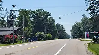 Looking south along U.S. Highway 23