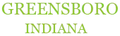 Official logo of Greensboro, Indiana