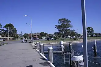 Greenwell Point from the east