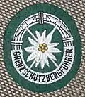 German Federal Police rank insignia patch.