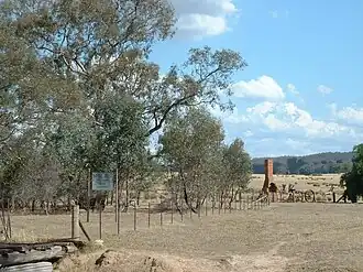 The ruin of Ned Kelly's home at Greta