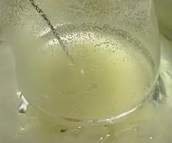 A solution of carbonyl compound is added to the Grignard reagent.