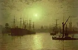 Nightfall on the Thames, 1880