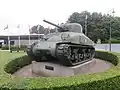 Modified Grizzly tank with General Steel Casting's "G" logo